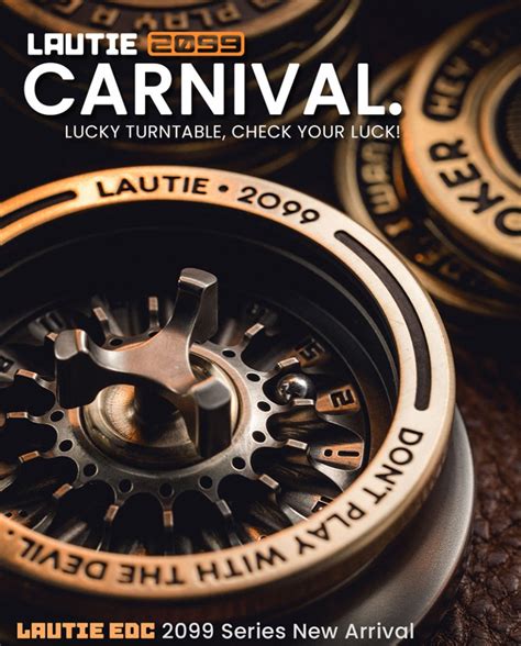 lautie carnival|LautieEDC Carnival Spinner, Lucky Roulette, 2099 Series .